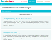 Tablet Screenshot of pass-education.fr